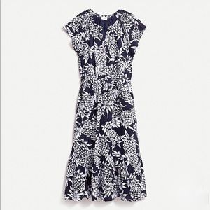J. Crew pineapple midi dress